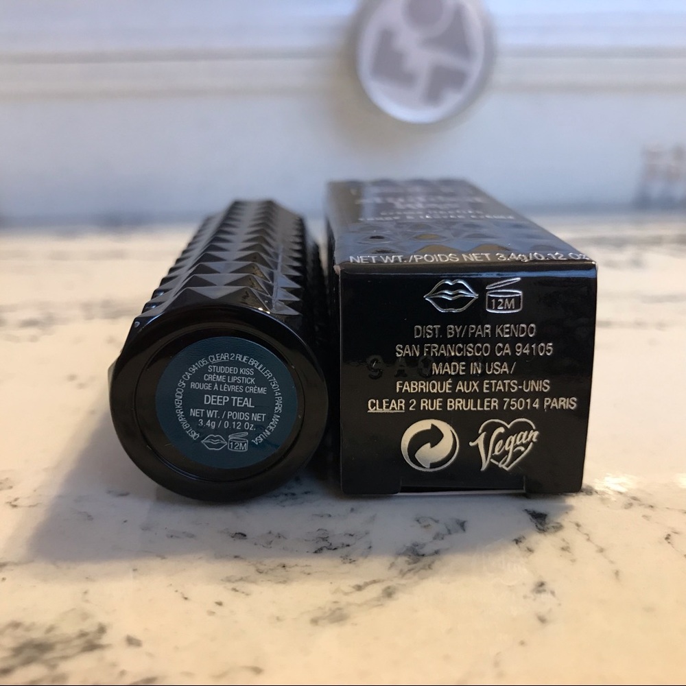 Studded Kisses Crème Lipstick Deep Teal - Picture 4 of 6